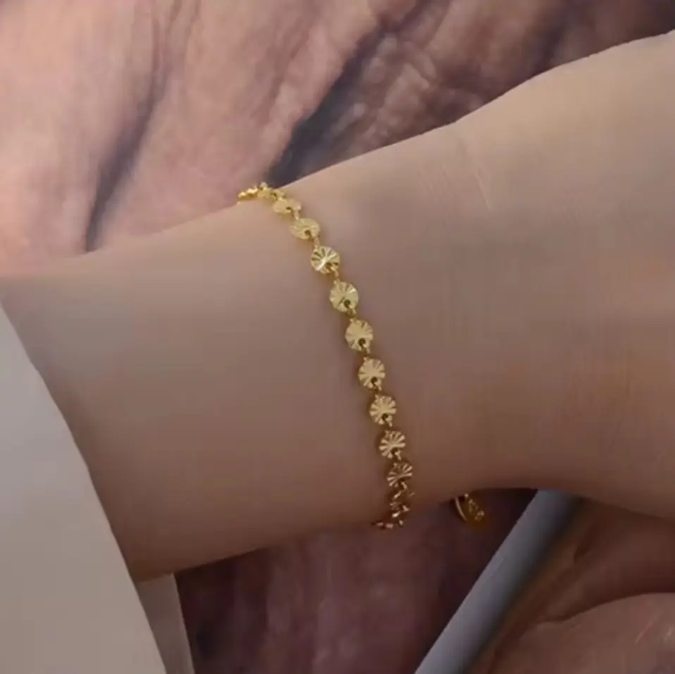 Lunea halskæde mini Sunset vandfast forgyldt stål 163050 - Billede 2